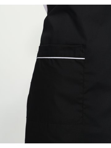 Костюм женский повара Гурман (тк.ТиСи), белый/черный