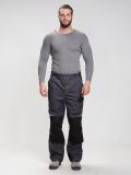 Костюм Вектрон-1 (тк.Смесовая,240) брюки, т.серый/св.серый/черный