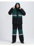 Костюм зимний Нордхард-2 СОП (тк.Смесовая,240) п/к, черный/т.зеленый