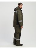 Костюм зимний Вектрон-2 СОП (тк.Таслан,135) п/к, хаки/черный