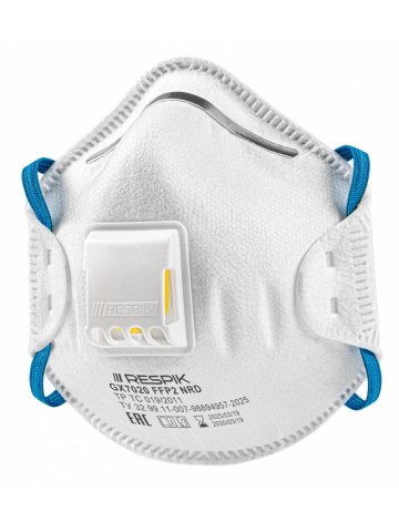 Респиратор чашеобразный RESPIK® GX7020 с клапаном, FFP2 (10 шт)