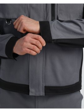 Куртка Айкор (тк.Смесовая,260), т.серый/черный